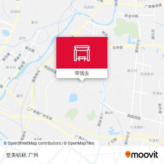 坚美铝材地图