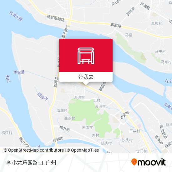 李小龙乐园路口地图