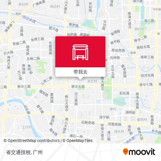 省交通技校地图