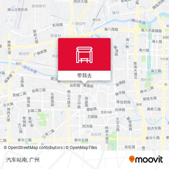 汽车站南地图