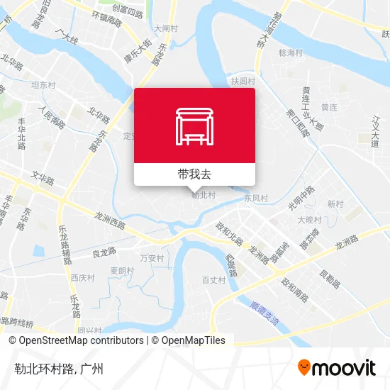 勒北环村路地图