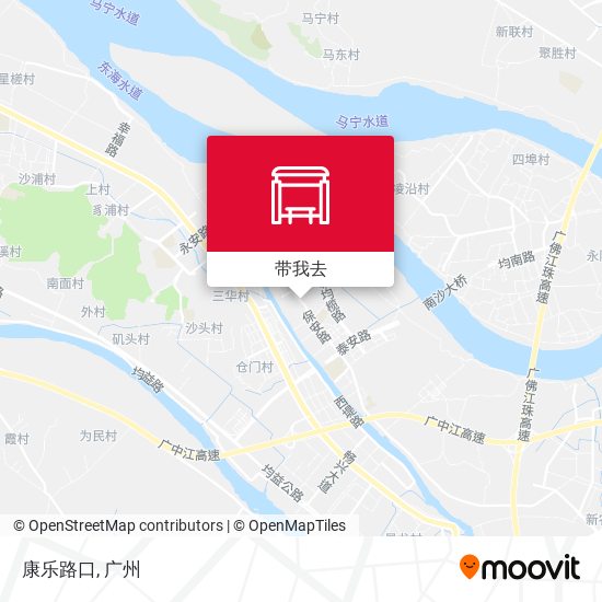 康乐路口地图