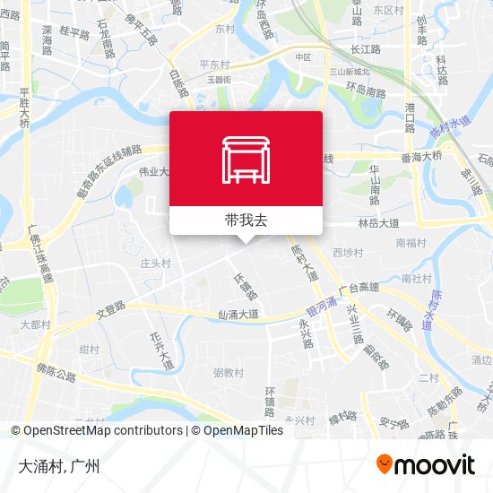 大涌村地图