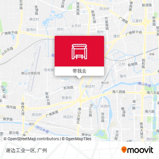 谢边工业一区地图