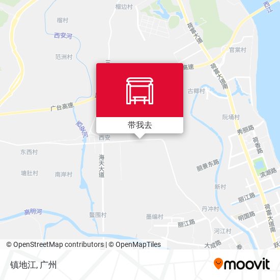 镇地江地图