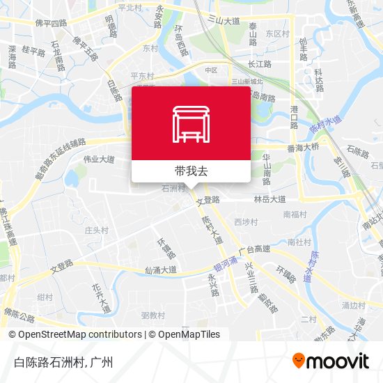 白陈路石洲村地图