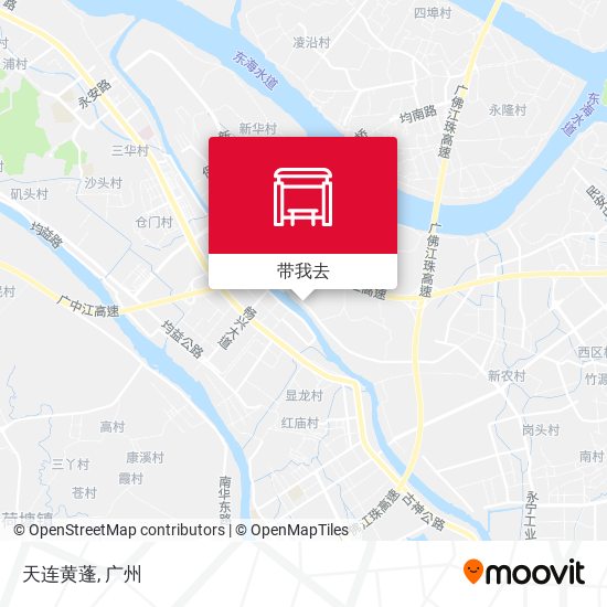 天连黄蓬地图