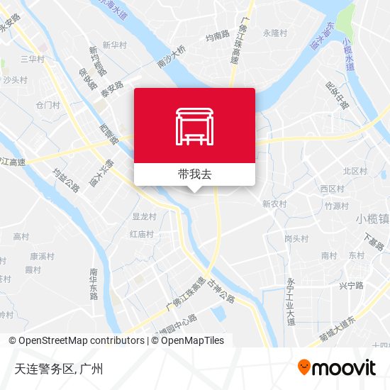 天连警务区地图