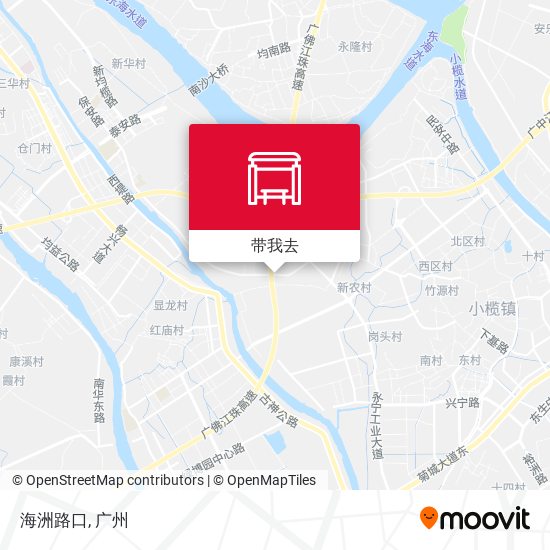 海洲路口地图