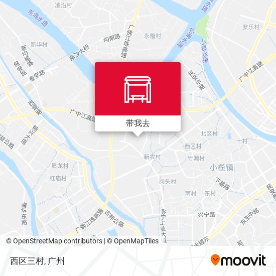 西区三村地图