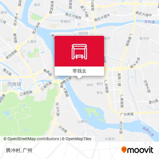 腾冲村地图