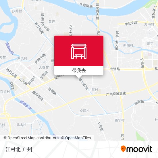 江村北地图