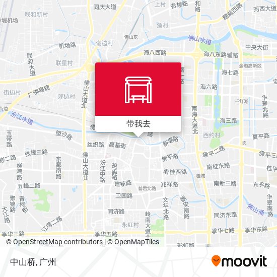 中山桥地图