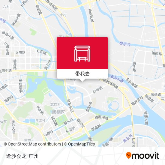 逢沙会龙地图