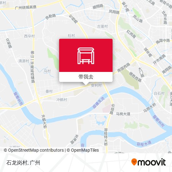 石龙岗村地图