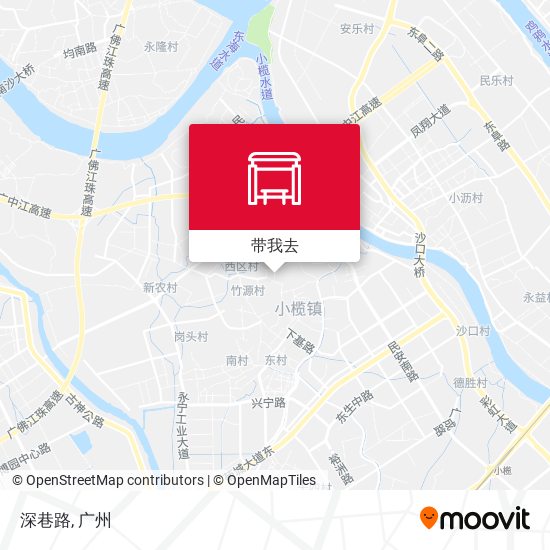 深巷路地图