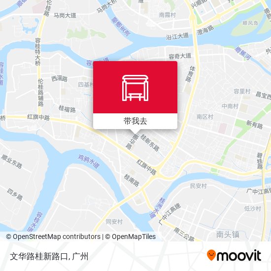 文华路桂新路口地图