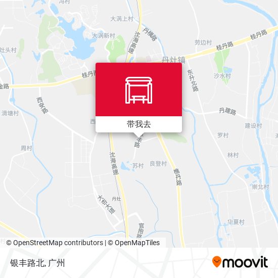 银丰路北地图