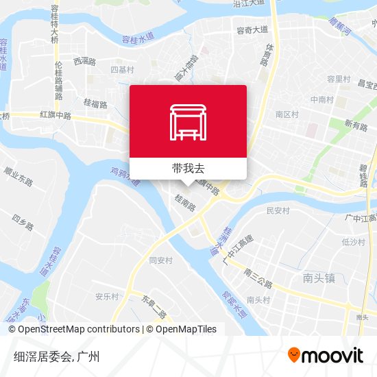 细滘居委会地图