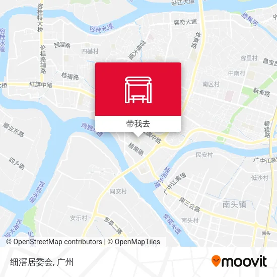 细滘居委会地图