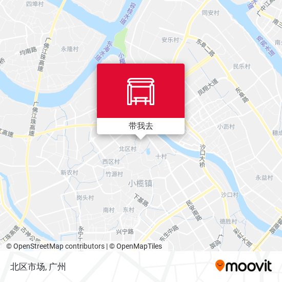 北区市场地图