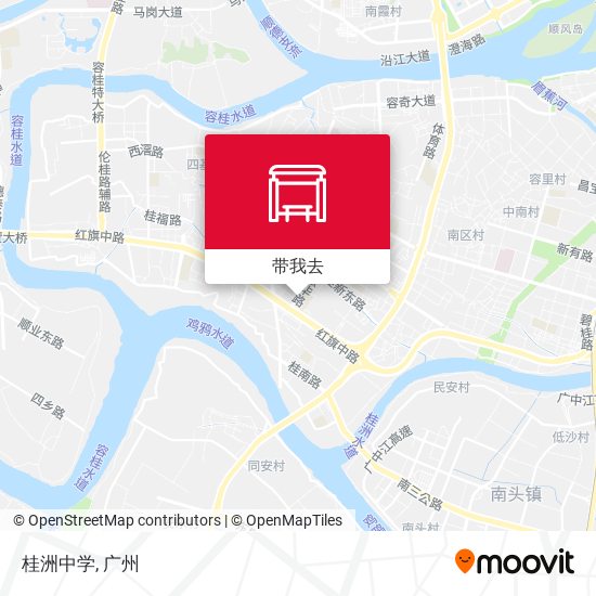桂洲中学地图