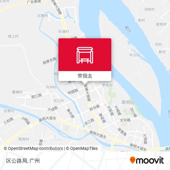 区公路局地图