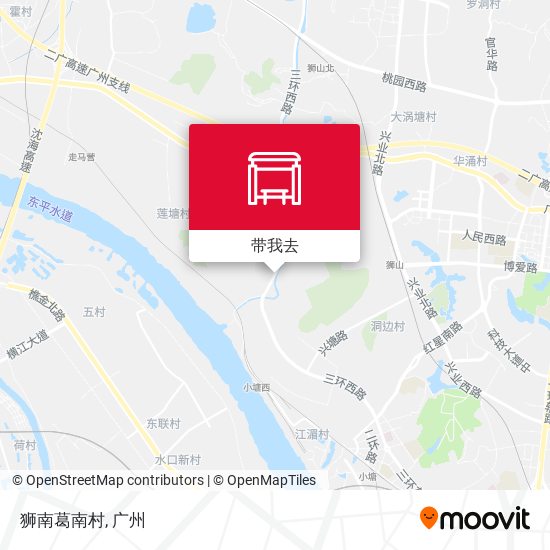 狮南葛南村地图