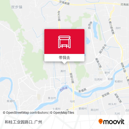 和桂工业园路口地图