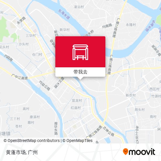 黄蓬市场地图