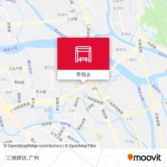 三洲牌坊地图