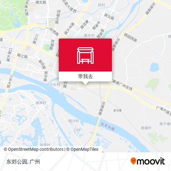 东郊公园地图