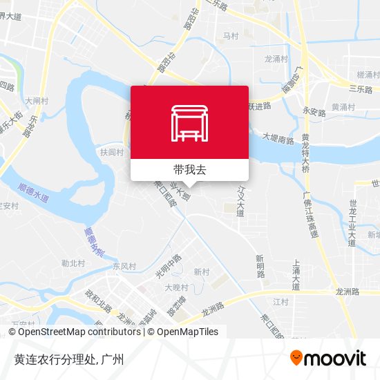 黄连农行分理处地图