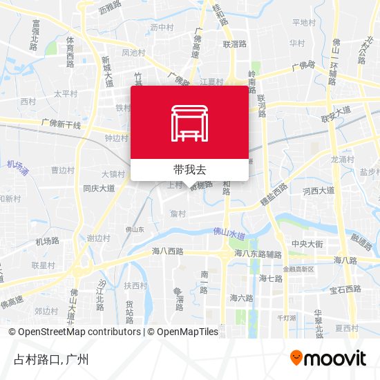 占村路口地图
