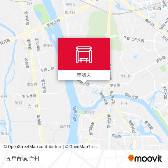 五星市场地图
