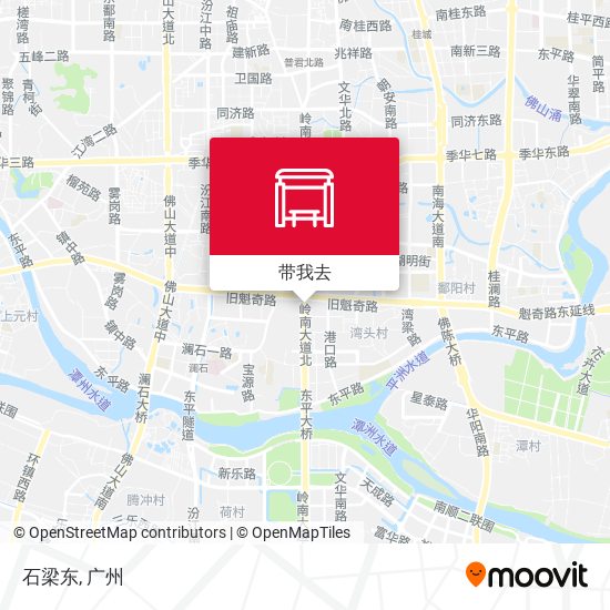 石梁东地图