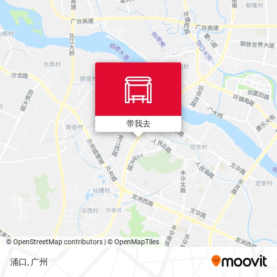 涌口地图