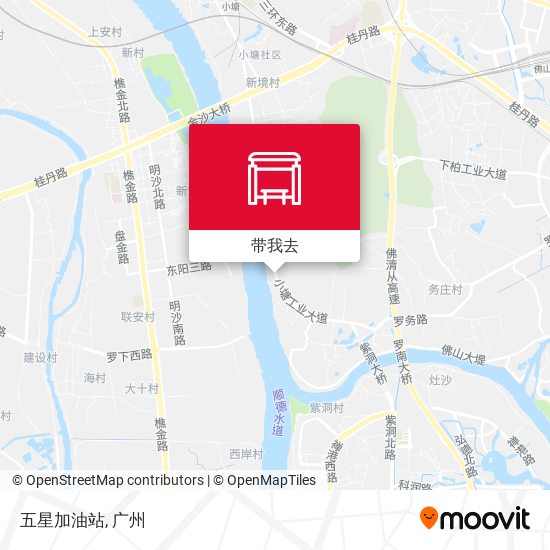 五星加油站地图