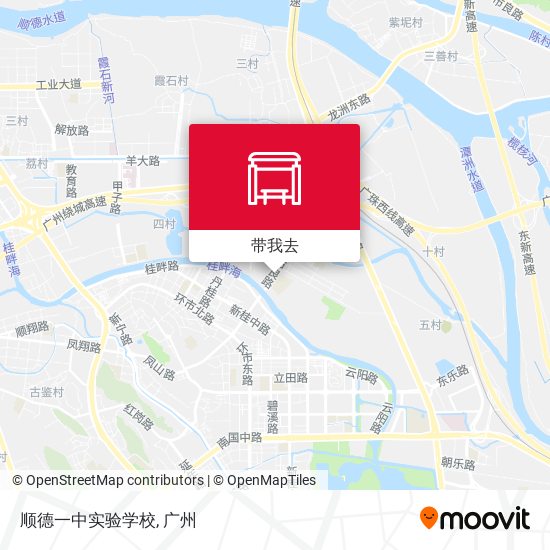 顺德一中实验学校地图