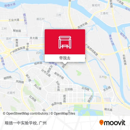 顺德一中实验学校地图