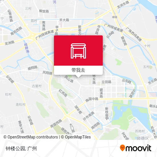 钟楼公园地图