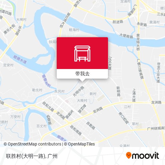 联胜村(大明一路)地图