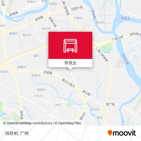 得胜村地图