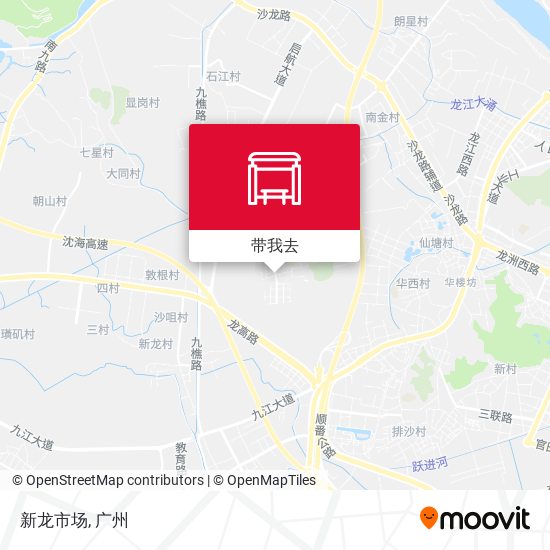 新龙市场地图