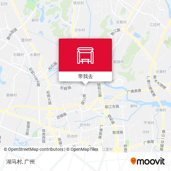湖马村地图