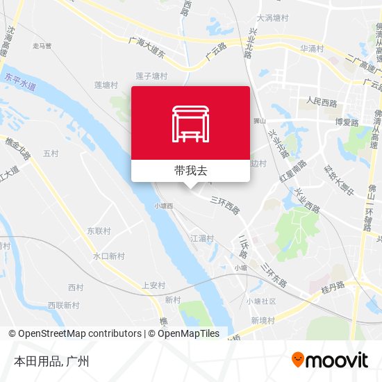 本田用品地图