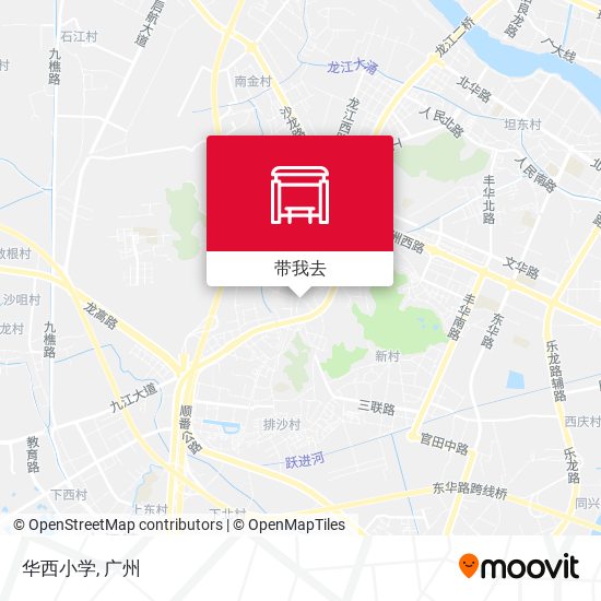 华西小学地图