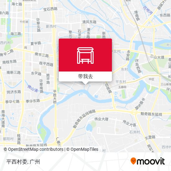 平西村委地图