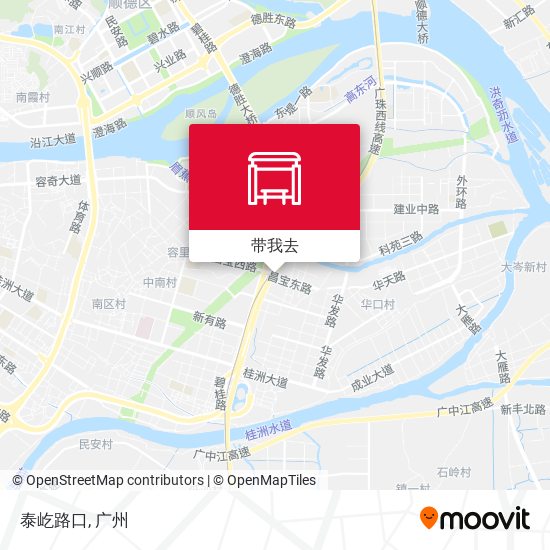 泰屹路口地图