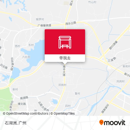 石湖洲地图